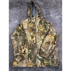Browning Jacket Mens XL Camo XPO Pre-Vent Full Zip Waterproof Hunting